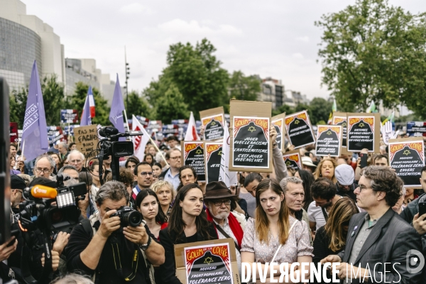 Rassemblement contre l’antisémitisme