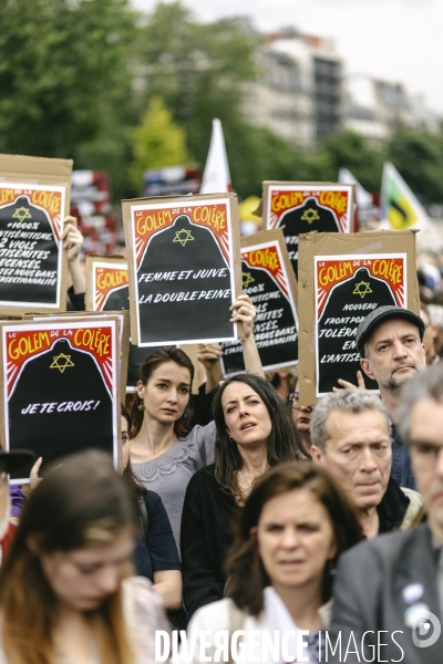 Rassemblement contre l’antisémitisme