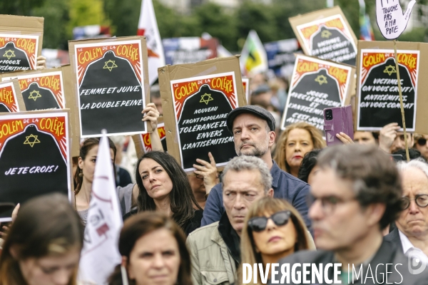 Rassemblement contre l’antisémitisme