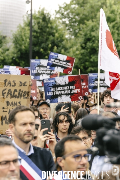 Rassemblement contre l’antisémitisme