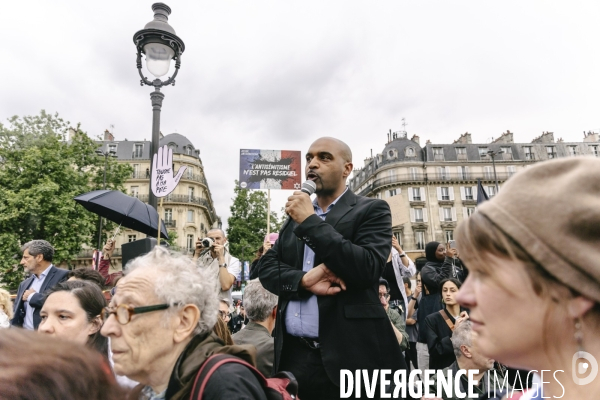 Rassemblement contre l’antisémitisme