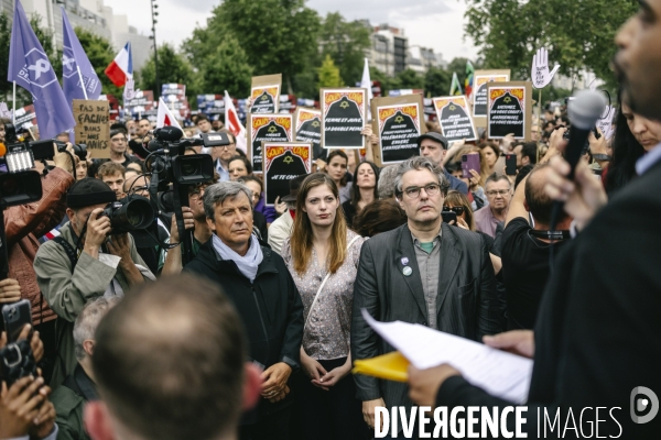 Rassemblement contre l’antisémitisme