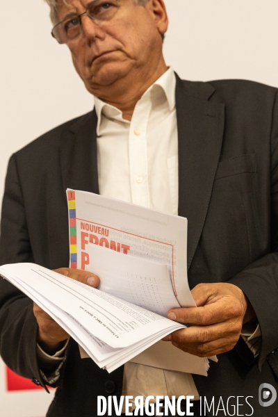 Conférence de presse  sur le chiffrage et le financement du programme du Nouveau Front Populaire