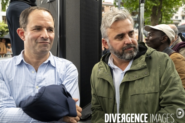 Rassemblement Nouveau Front populaire de Montreuil, le 17 juin 2024