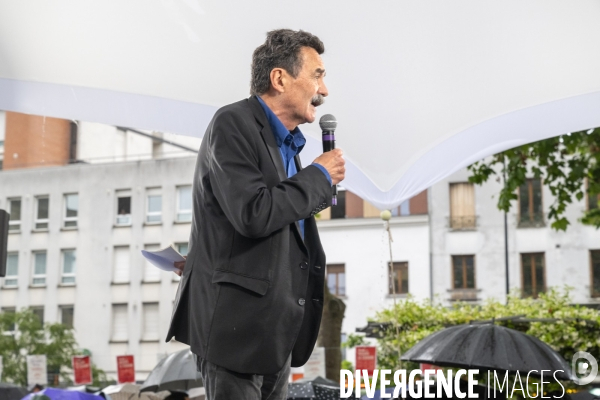 Rassemblement Nouveau Front populaire de Montreuil, le 17 juin 2024