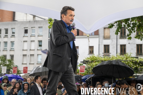 Rassemblement Nouveau Front populaire de Montreuil, le 17 juin 2024