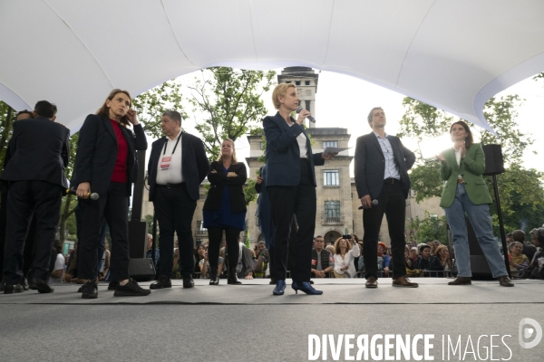 Rassemblement Nouveau Front populaire de Montreuil, le 17 juin 2024