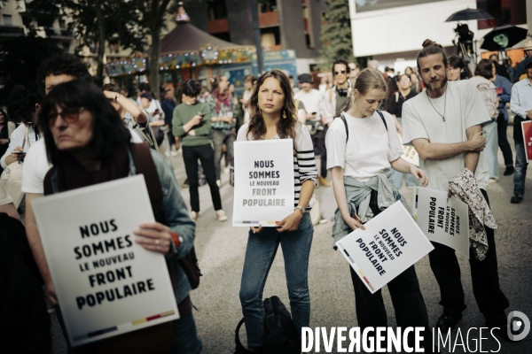 Legislatives 2024, Meeting du Nouveau Front Populaire