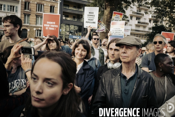 Legislatives 2024, Meeting du Nouveau Front Populaire