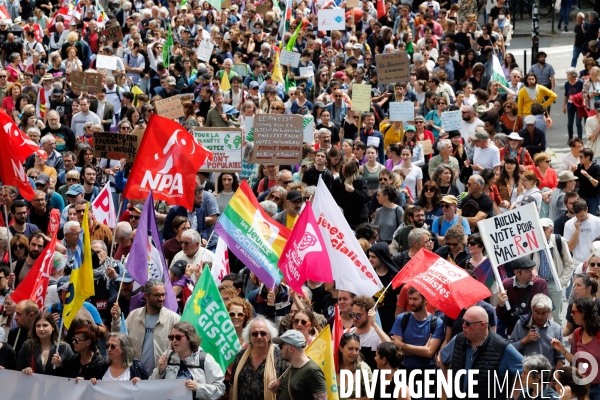 Manifestation contre l extreme droite à Nantes