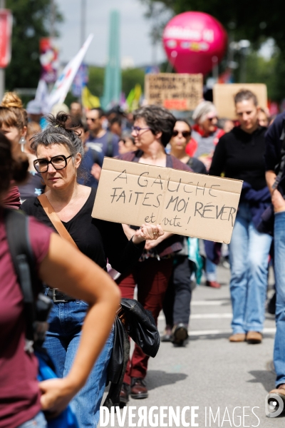 Manifestation contre l extreme droite à Nantes