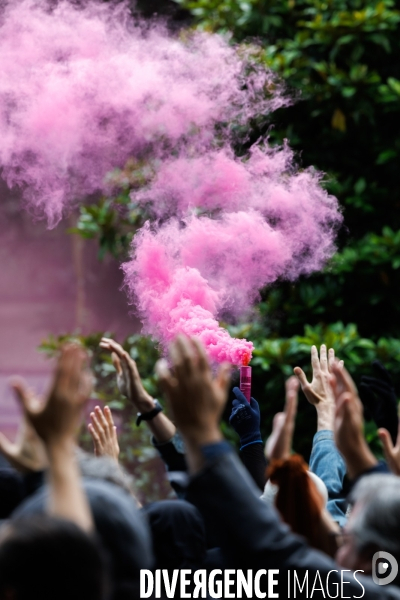 Manifestation contre l extreme droite à Nantes