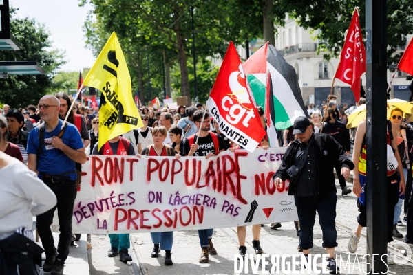 Manifestation contre l extreme droite à Nantes