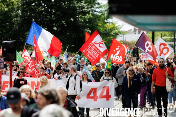 Manifestation contre l extreme droite à Nantes