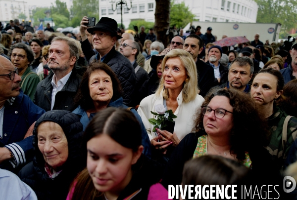 Rassemblement à courbevoie après le viol antisémite d une fillette de 12 ans