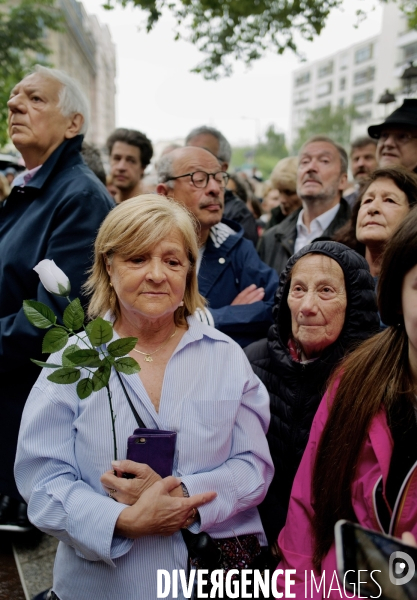 Rassemblement à courbevoie après le viol antisémite d une fillette de 12 ans