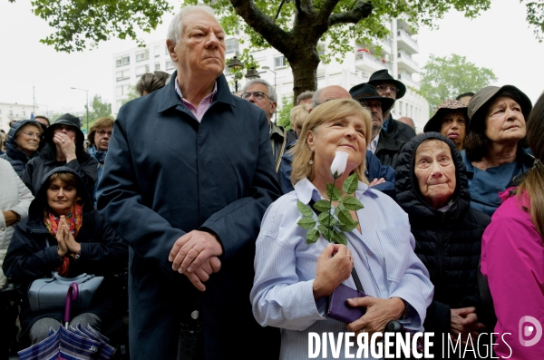 Rassemblement à courbevoie après le viol antisémite d une fillette de 12 ans