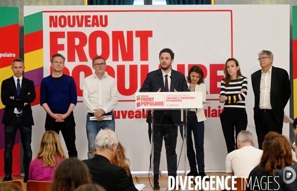 Conférence de presse  sur le chiffrage et le financement du programme