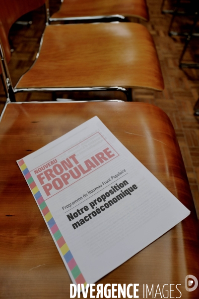 Le nouveau front populaire / Conférence de presse  sur le chiffrage et le financement du programme