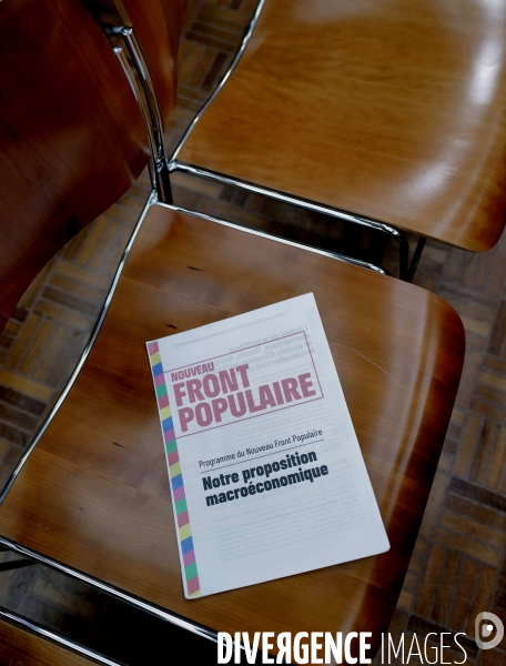 Le nouveau front populaire / Conférence de presse  sur le chiffrage et le financement du programme