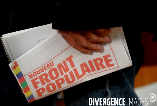 Le nouveau front populaire / Conférence de presse  sur le chiffrage et le financement du programme