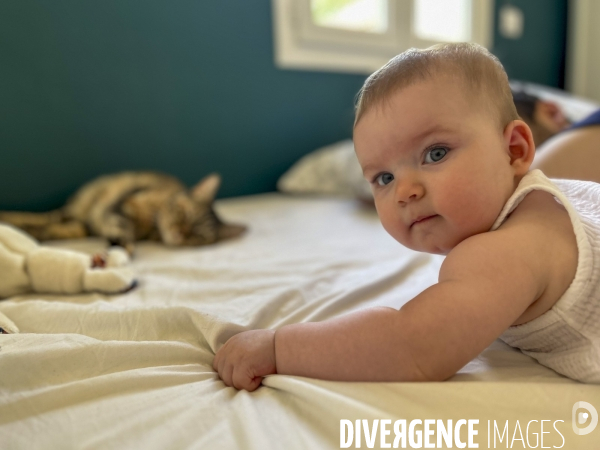 Le bébé Iris A. 7 mois