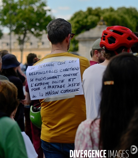 Justice et esperance/ Rassemblement de chretiens et chretiennes contre l extreme droite  