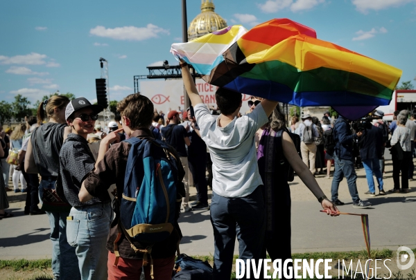 Justice et esperance/ Rassemblement de chretiens et chretiennes contre l extreme droite  