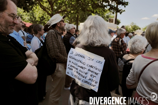 Justice et esperance/ Rassemblement de chretiens et chretiennes contre l extreme droite  