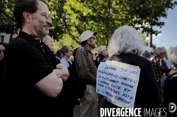 Justice et esperance/ Rassemblement de chretiens et chretiennes contre l extreme droite  