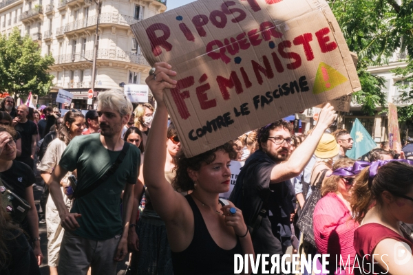 Alertes Féministes. Manifestation féministe contre l extrême droite