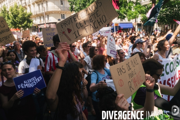 Alertes Féministes. Manifestation féministe contre l extrême droite