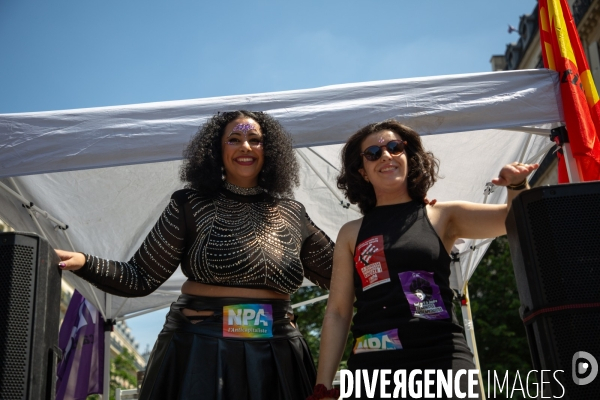 Manifestation femniste contre l extreme droite