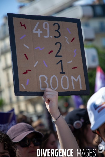 Manifestation femniste contre l extreme droite