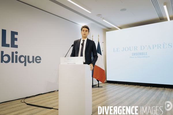 Conférence de presse de Gabriel Attal