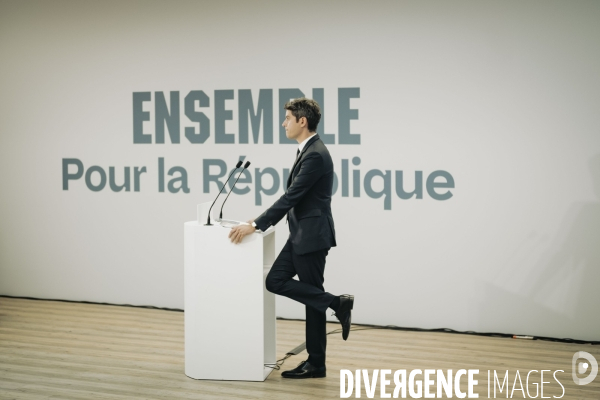 Conférence de presse de Gabriel Attal