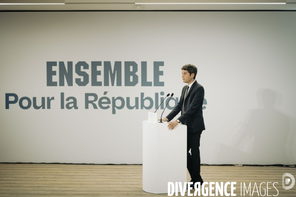 Conférence de presse de Gabriel Attal