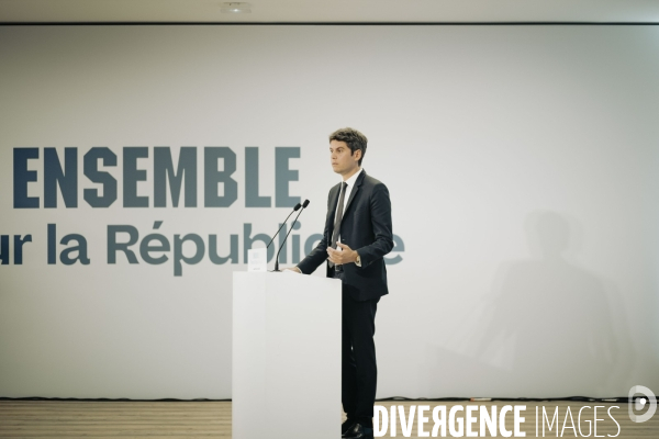 Conférence de presse de Gabriel Attal