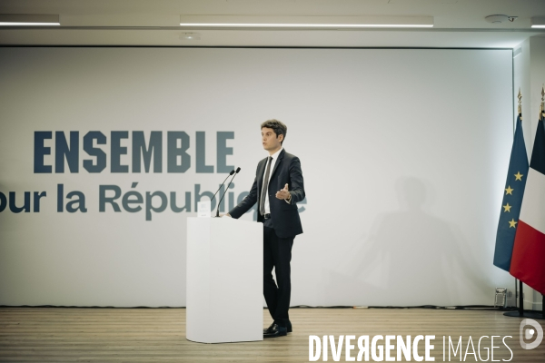 Conférence de presse de Gabriel Attal