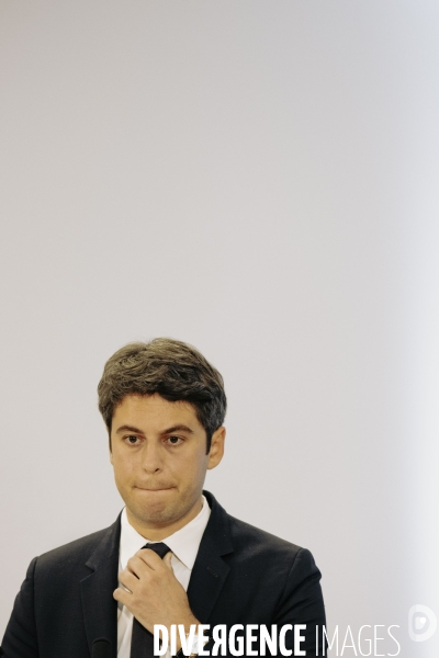 Conférence de presse de Gabriel Attal
