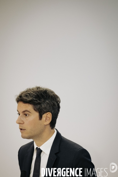 Conférence de presse de Gabriel Attal
