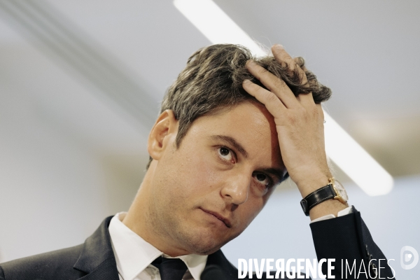 Conférence de presse de Gabriel Attal