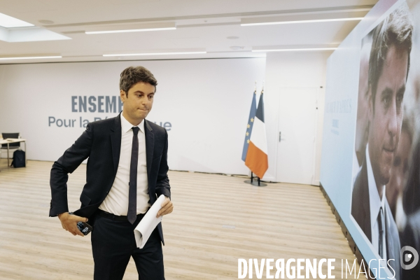 Conférence de presse de Gabriel Attal