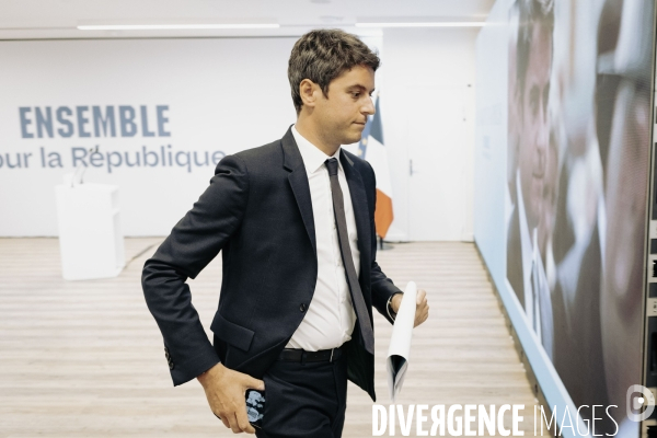 Conférence de presse de Gabriel Attal