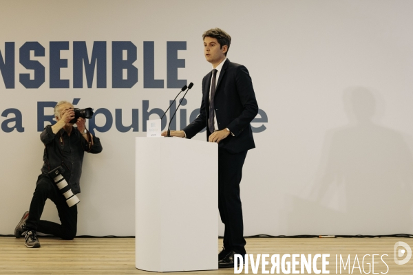 Conférence de presse de Gabriel Attal