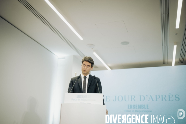 Conférence de presse de Gabriel Attal