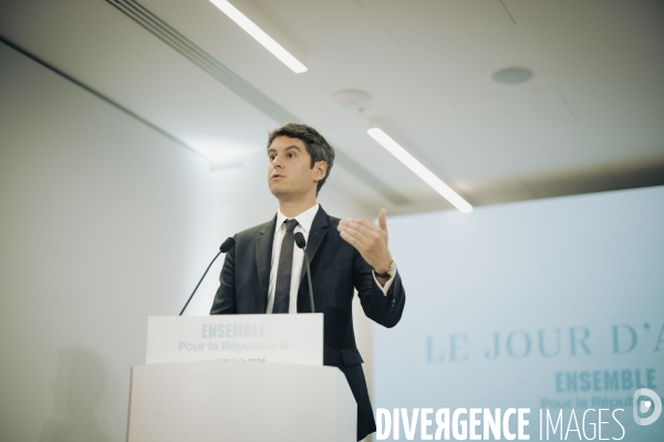Conférence de presse de Gabriel Attal