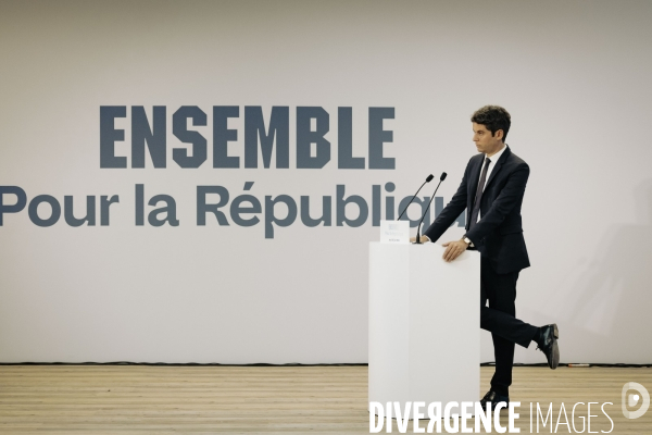 Conférence de presse de Gabriel Attal