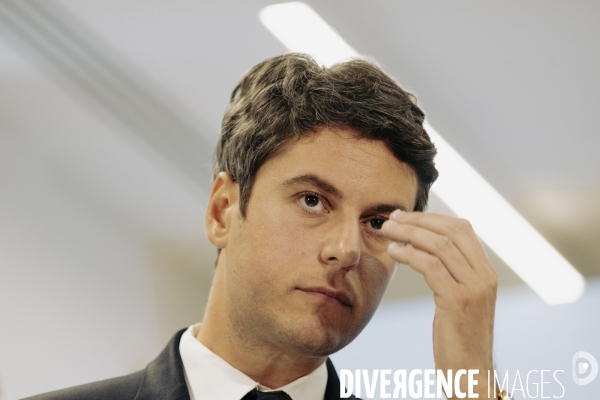 Conférence de presse de Gabriel Attal