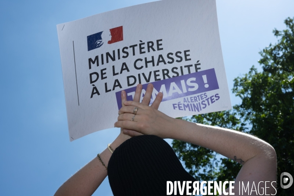 Marche feministe contre l extreme droite Paris